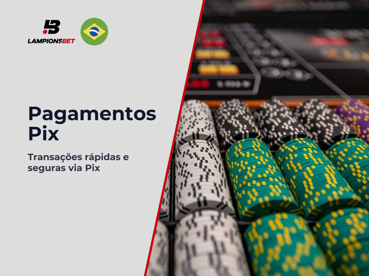 Depósitos, saques e métodos de pagamento via Pix. O Lampionsbet utiliza o Pix como principal método de pagamento para depósitos e saques, oferecendo agilidade nas transações. As transferências via Pix