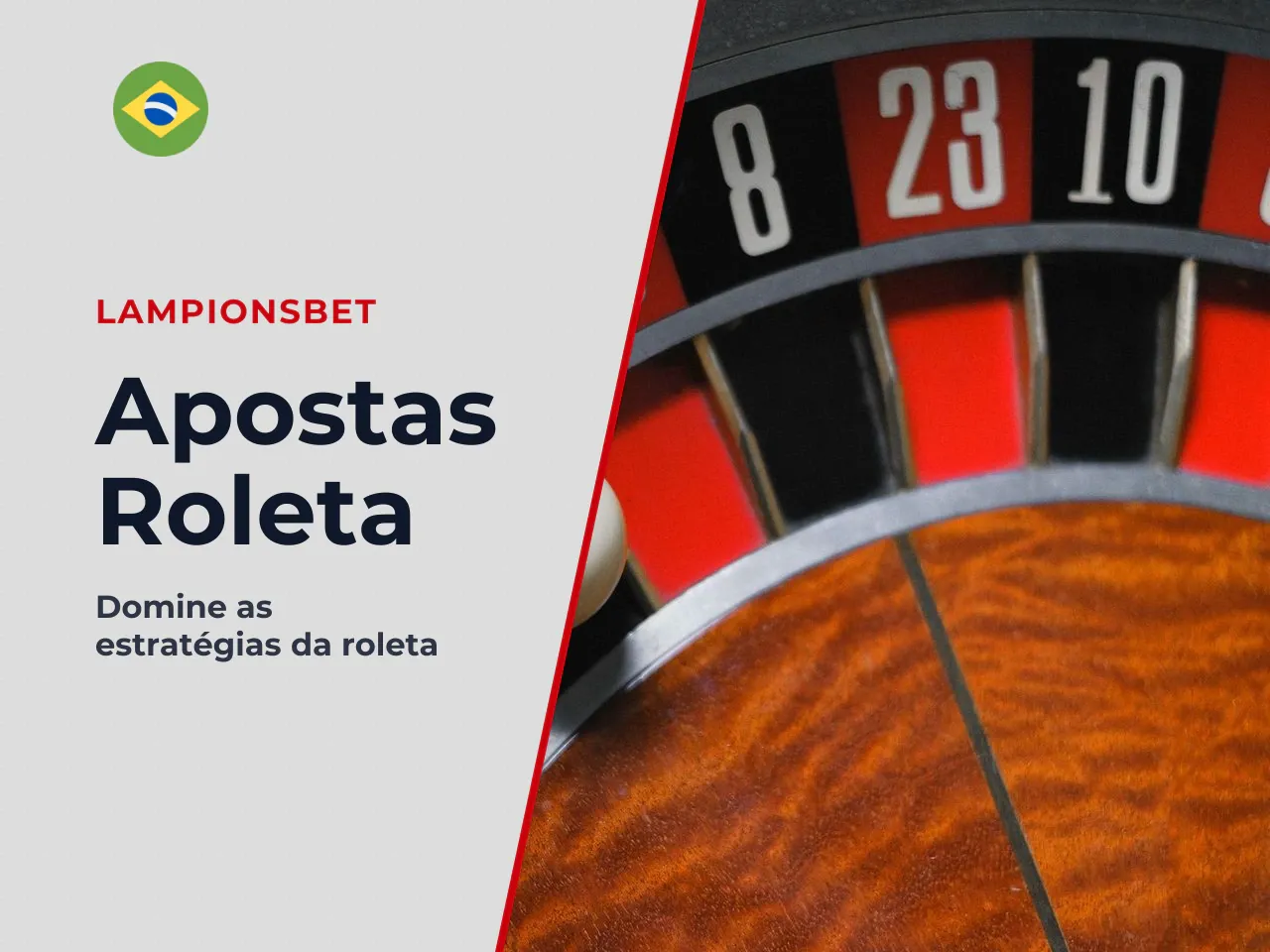 Apostas internas e externas nas roulette