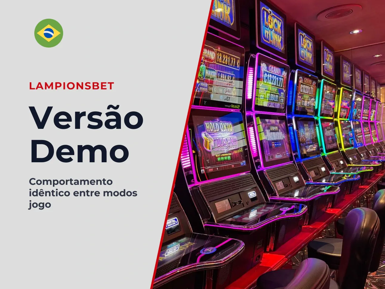 O demo funciona igual à versão
