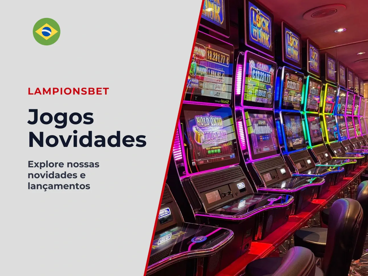 Oferta de jogos, entretenimento e novidades da plataforma. As variações rítmicas e gráficas dos softwares são abastecidas regularmente com novos lançamentos, desde narrativas gráficas imersivas com en