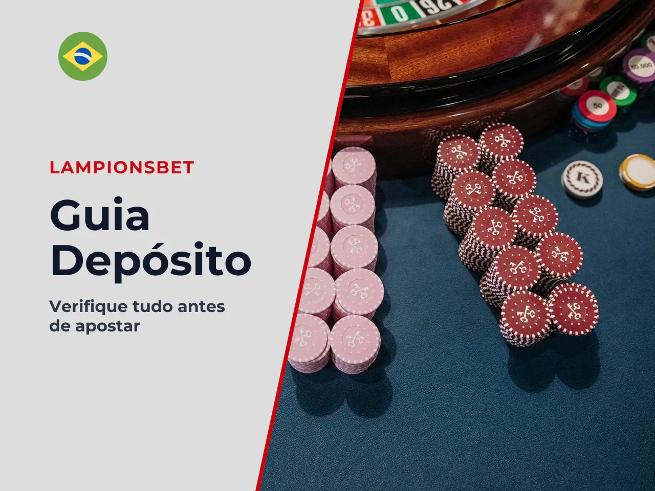 Checklist pré-depósito. Antes de inserir qualquer