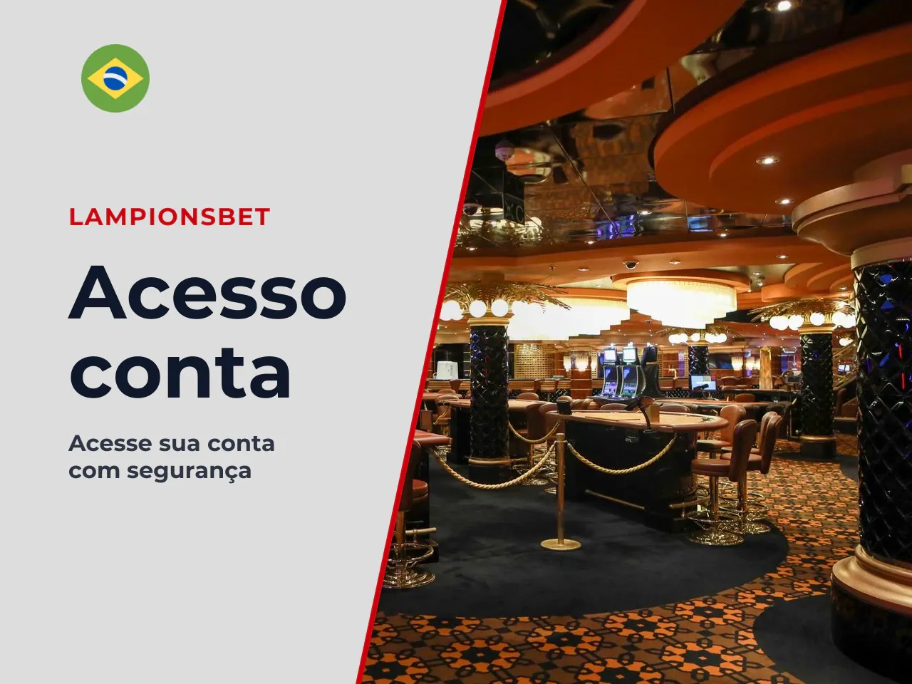 Como fazer lampionsbet login no site
