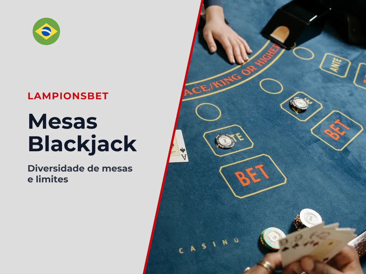 Variedade de mesas, limites e formato